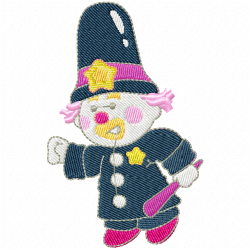 Joker Clowns Embroidery Design 1